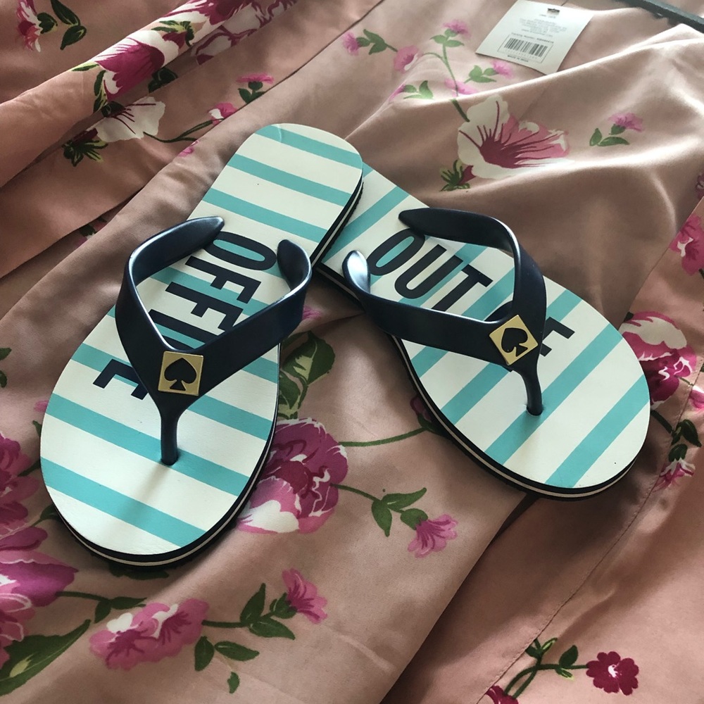 Kate spade flip flops NEW